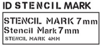 Stencil ID Mark