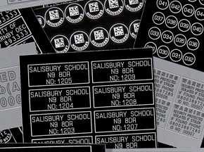 Mini Asset Labels Mini Mark Asset Label