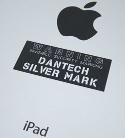 shiny surface security labels