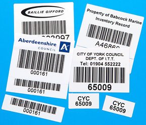 3-Part Asset Tracking Labels