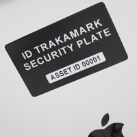 iPad ID security plate